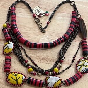 NWT Pepita necklace Handcrafted in Italy